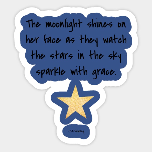 Moonlight Sticker by Humblebird
